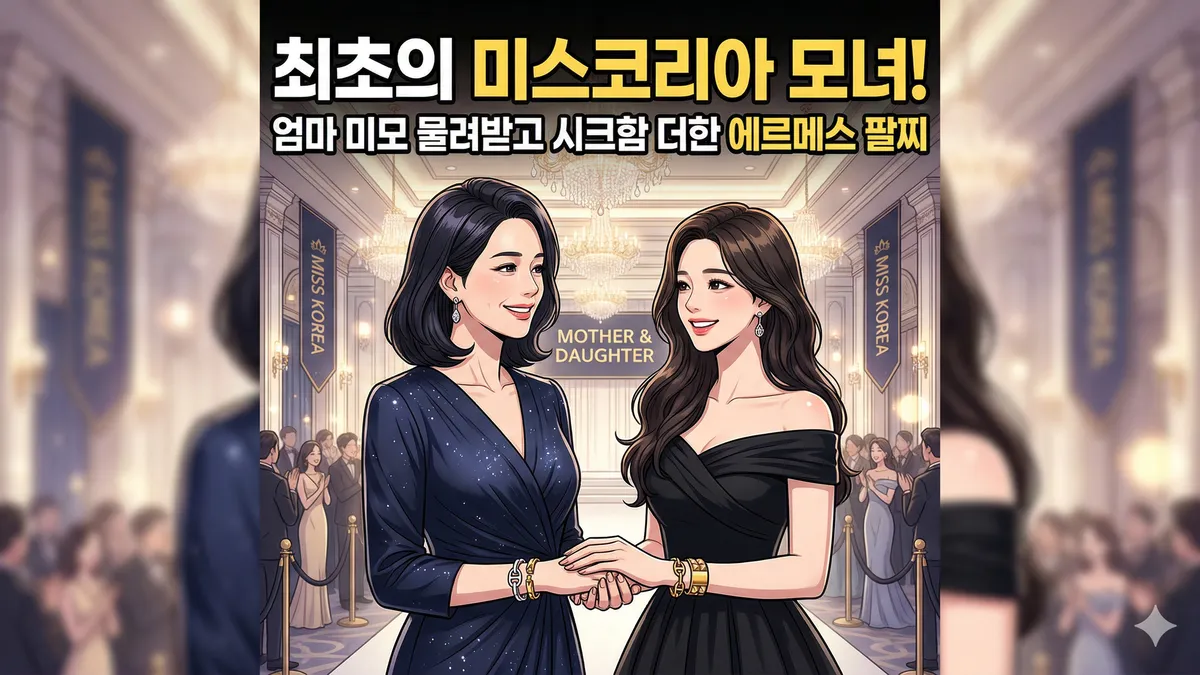 미스코리아 모녀 (출처: AI그림)
