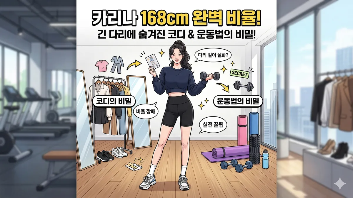 카리나 168cm 완벽 비율 (AI그림)