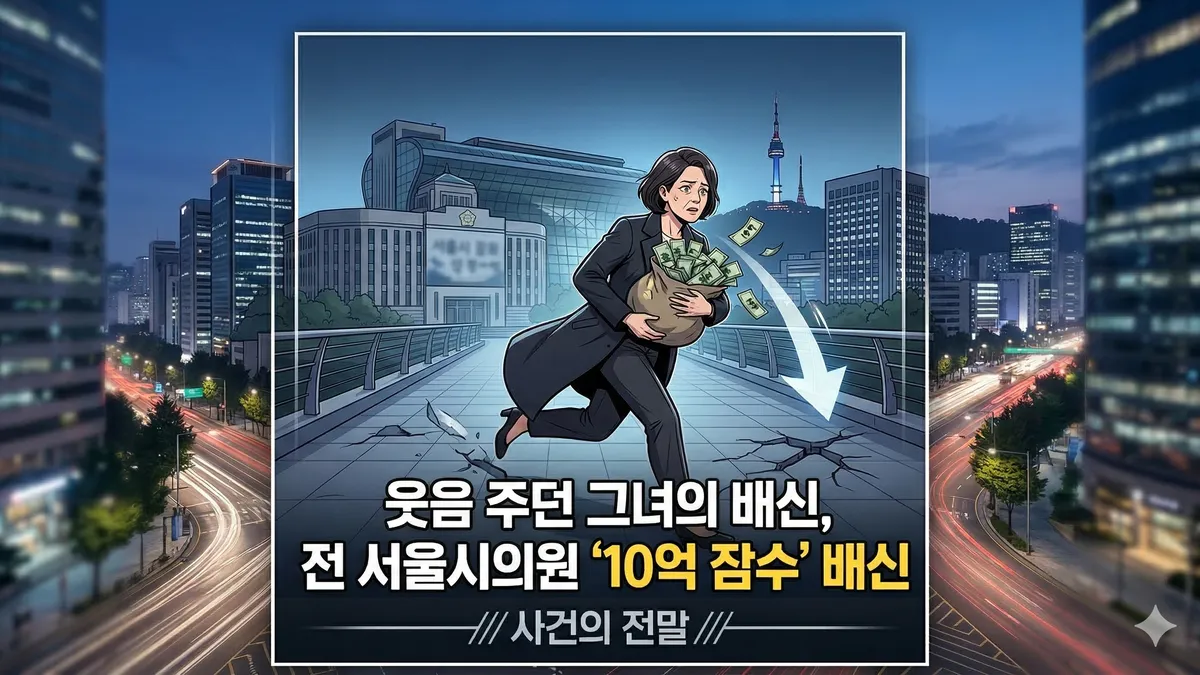 서울시의원 문형주 10억 도주