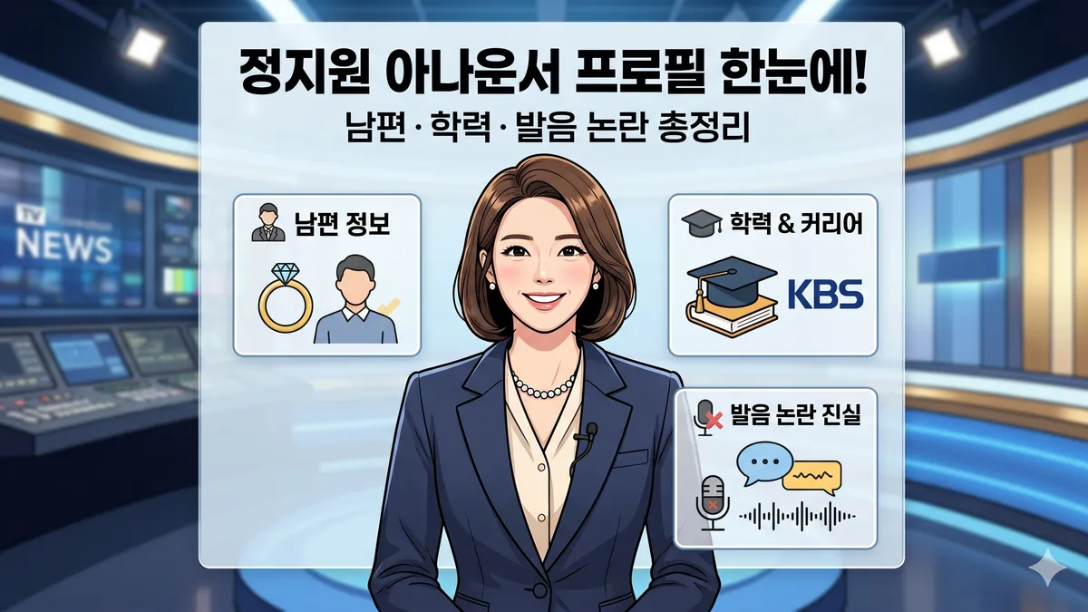 정지원 아나운서 (출처: AI그림)