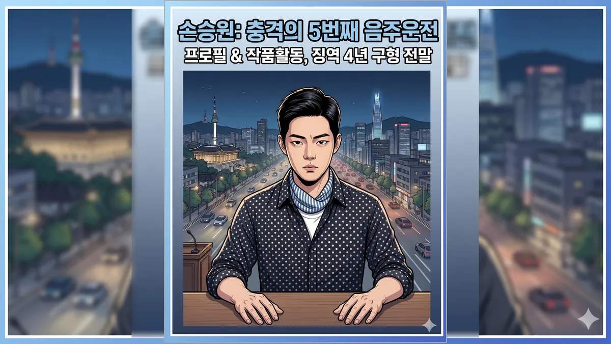 손승원 프로필과 작품활동 (출처: AI그림)