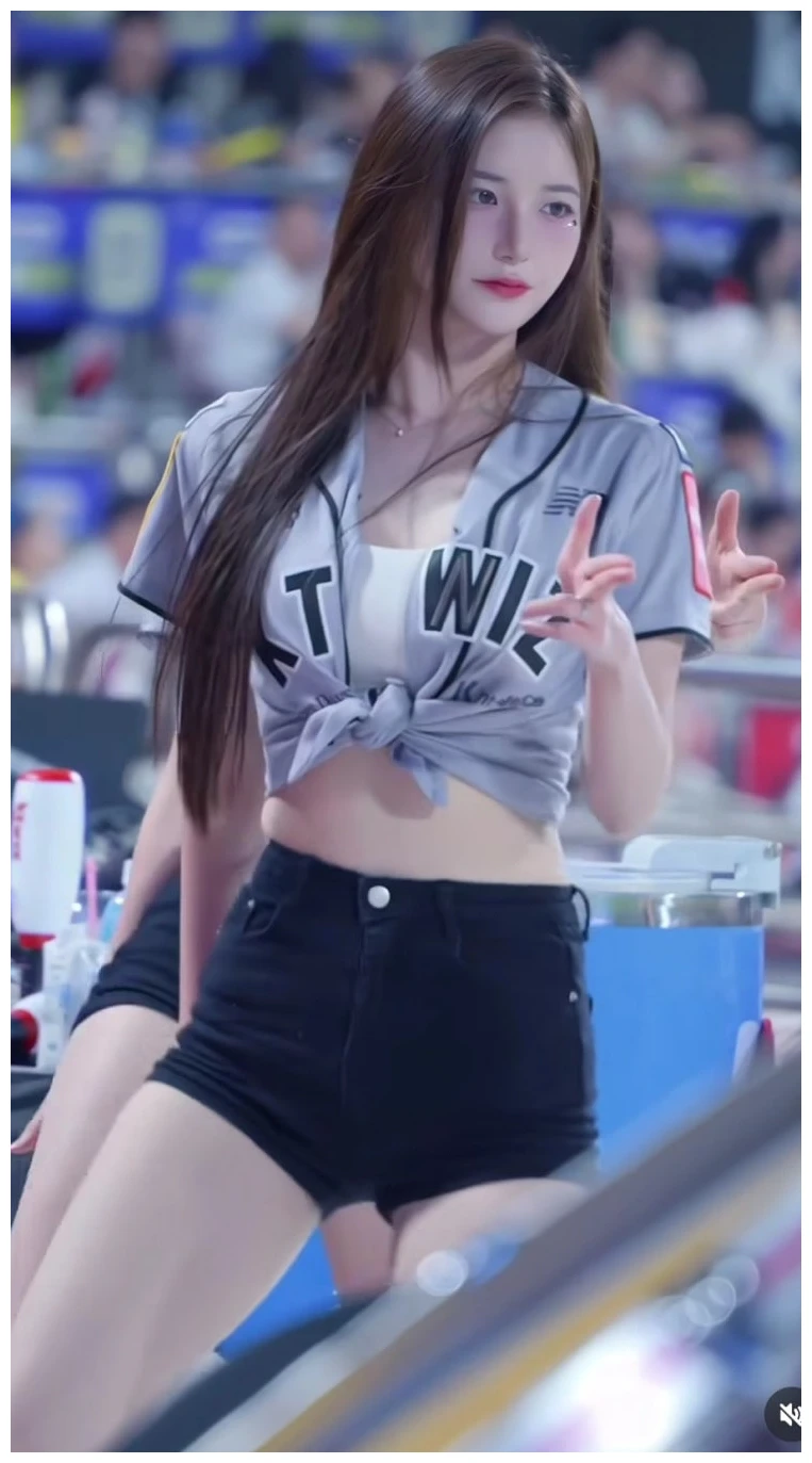 김해리 치어리더 나이 남편 정리, 립버블 탈퇴 후 우울증까지 딛었다 1 김해리 치어리더가 kt wiz 유니폼을 허리에 묶고 관중석 앞에서 응원 동작을 하는 모습