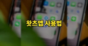 왓츠앱 설치하는 법, 사용법 | +82 번호 인증부터 PC 연결까지 3 왓츠앱 사용법