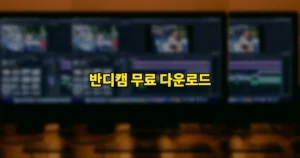 반디캠 무료 다운로드 설치 사용법 | 녹화시간, 화면 녹화방법, 유료 구매 차이 2 반디캠 무료 다운로드