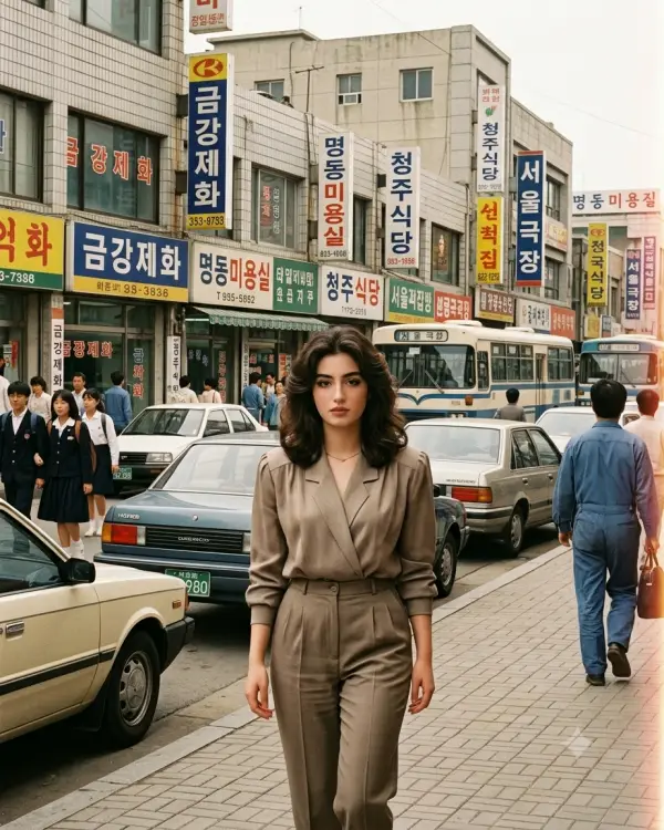 80년대 사진 어플 무료 하는법 | 챗GPT·제미나이 프롬프트 복붙 4단계 2 80년대 변환 결과 (출처: AI생성)