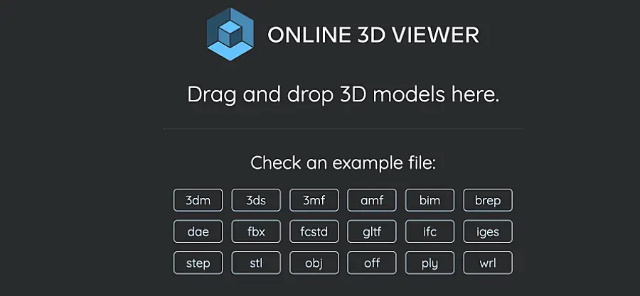 STP 파일 뷰어 무료 프로그램 다운로드 | 설치 없이 여는 법? STEP 뷰어 5종 비교 4 3dviewer.net 페이지