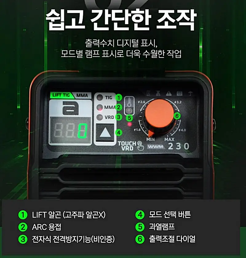 웰즈 용접기 WWM-230 가격 할인 구매 사용법 | 18만원대 최저가 어디 3 웰즈 용접기 조작법