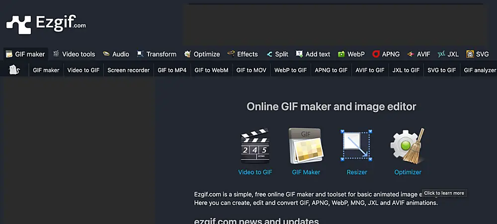 ezgif.com 사이트 바로가기 | 무료? 한국어 이용 방법·200MB 제한 1 ezgif 사이트