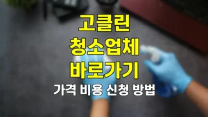 고클린 청소업체 바로가기 | 평당 얼마? 가격 비용 신청 방법 10 고클린 청소업체