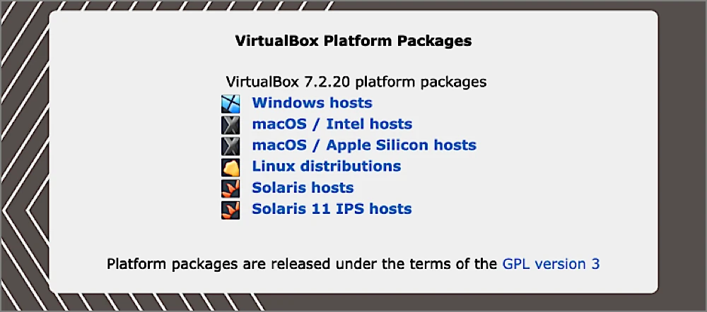 버츄얼박스 VirtualBox 하는법 | 뜻, 무료 다운로드 설치 사용 방법 2 버츄얼박스 다운로드 플랫폼 페이지