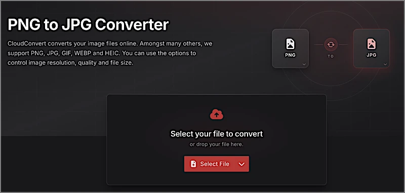 PNG JPG 변환 방법 | 무료 사이트 바로가기, PC·모바일(갤럭시, 아이폰) 포함 1 CloudConvert 사이트