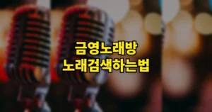 금영노래방 노래검색하는법 | 노래번호 찾기 3가지, 가사 한 줄로 검색·중국노래 찾는 팁 3 금영노래방 노래검색