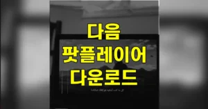 다음 팟플레이어 다운로드 바로가기, PC 모바일 설치 방법 | 바뀐 공식 사이트 https://potplayer.tv 9 다음 팟플레이어 다운로드